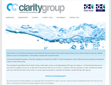 Tablet Screenshot of claritygroupuk.com